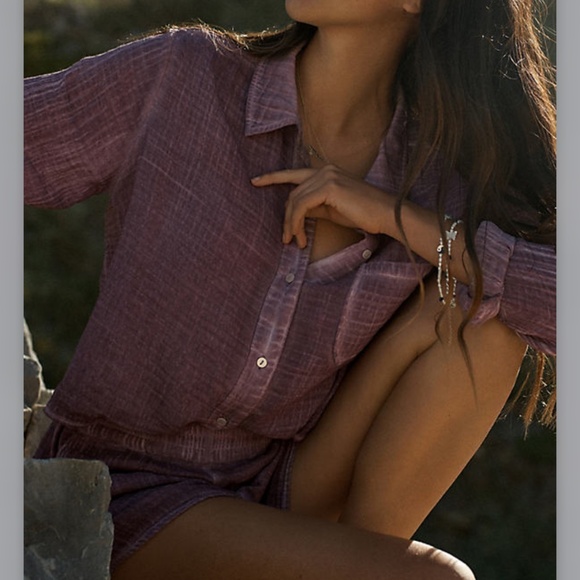 Daily practice santorini gauze shirt - Picture 1 of 5